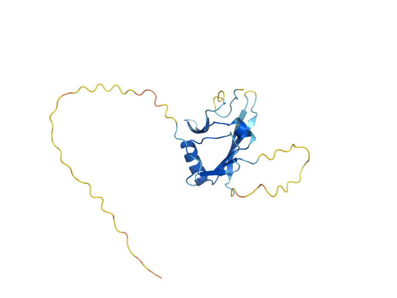 AlphaFold predicted structure of ISA2