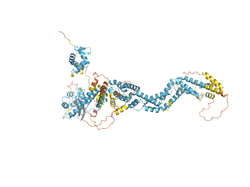 AlphaFold predicted structure of APC2