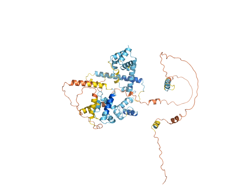 AlphaFold predicted structure of NSI1