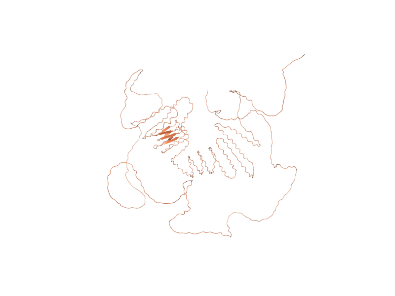 AlphaFold predicted structure of PRM7