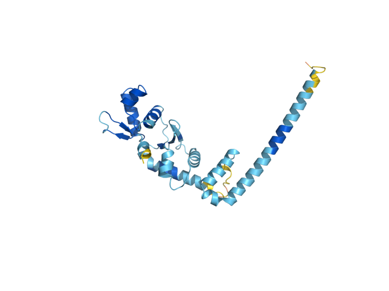 AlphaFold predicted structure of SNF8