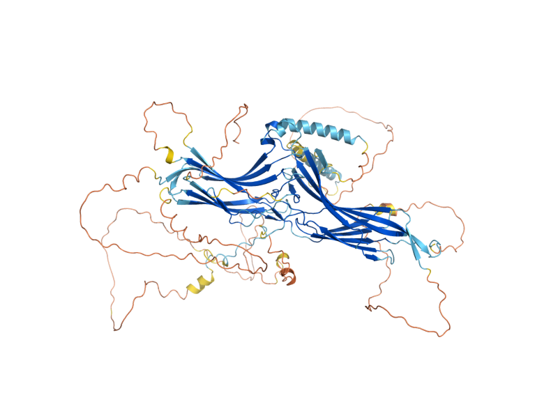 AlphaFold predicted structure of LDB19