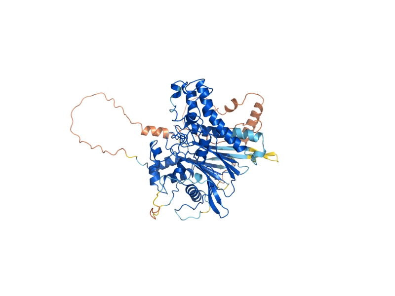 AlphaFold predicted structure of PTC5
