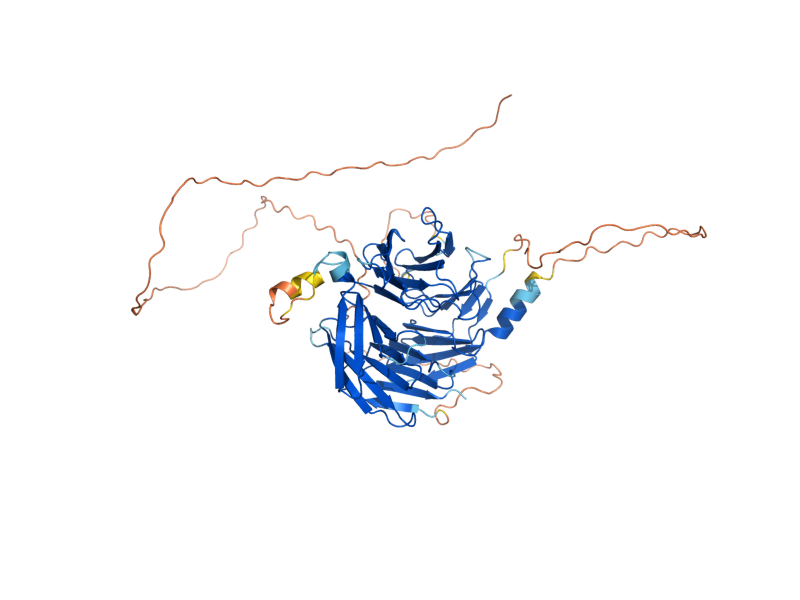 AlphaFold predicted structure of YPL247C