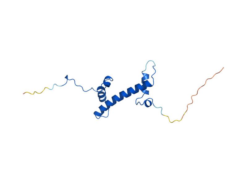 AlphaFold predicted structure of HTZ1
