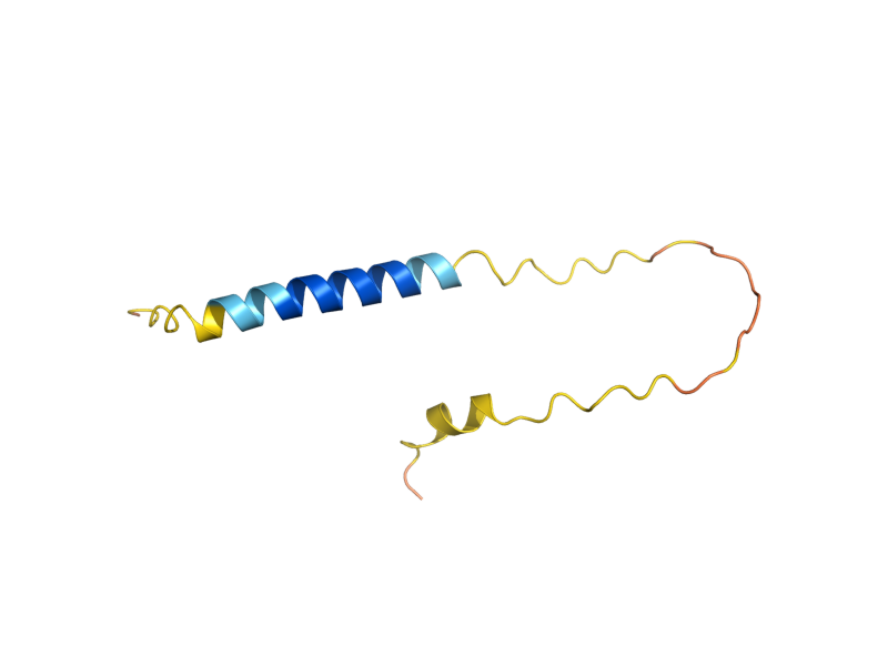 AlphaFold predicted structure of MIN9