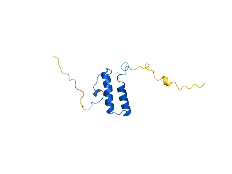 AlphaFold predicted structure of COX19