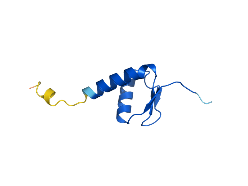 AlphaFold predicted structure of TFB5