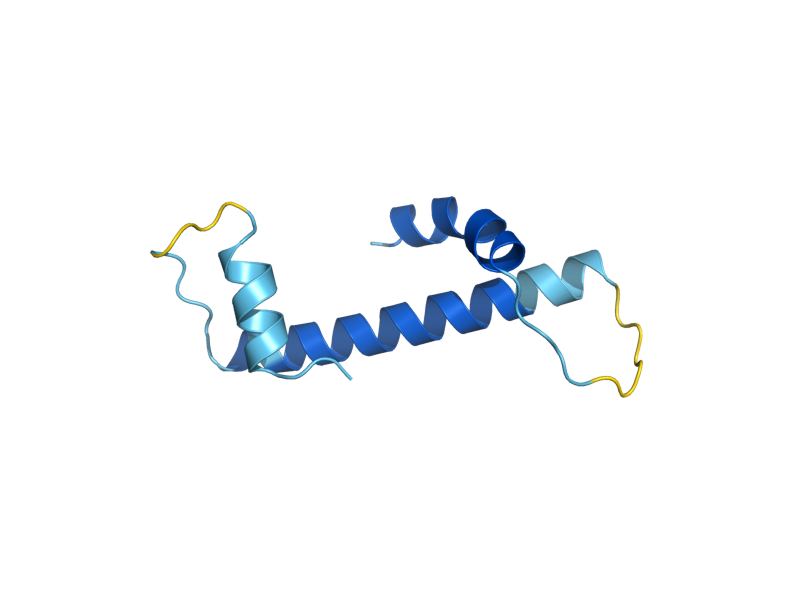 AlphaFold predicted structure of MHF2