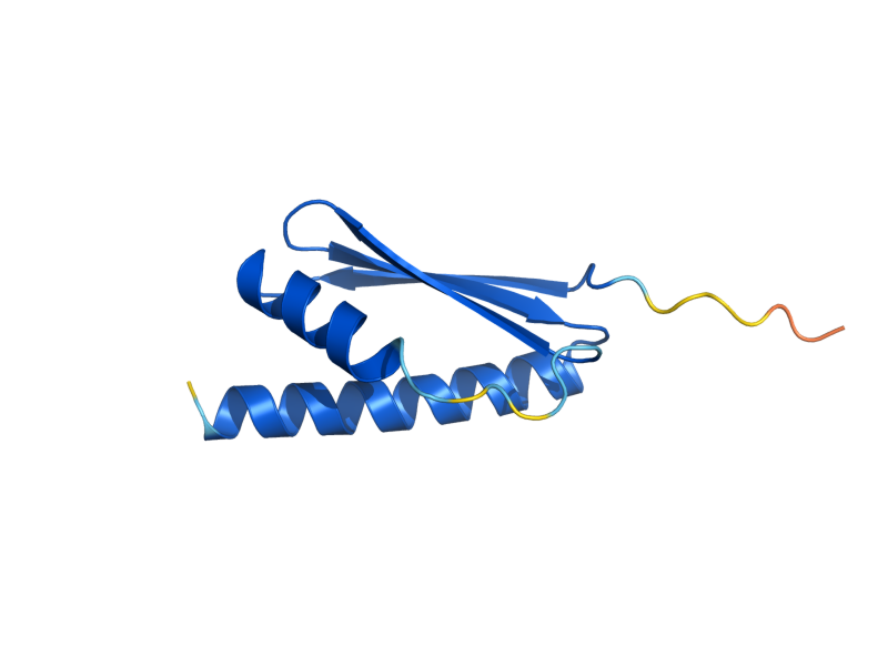 AlphaFold predicted structure of PCC1