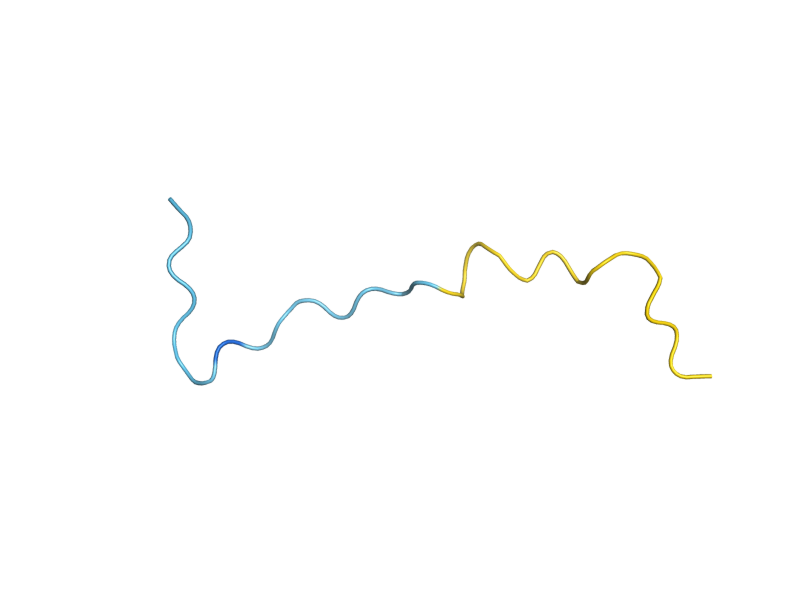 AlphaFold predicted structure of YMR242W-A