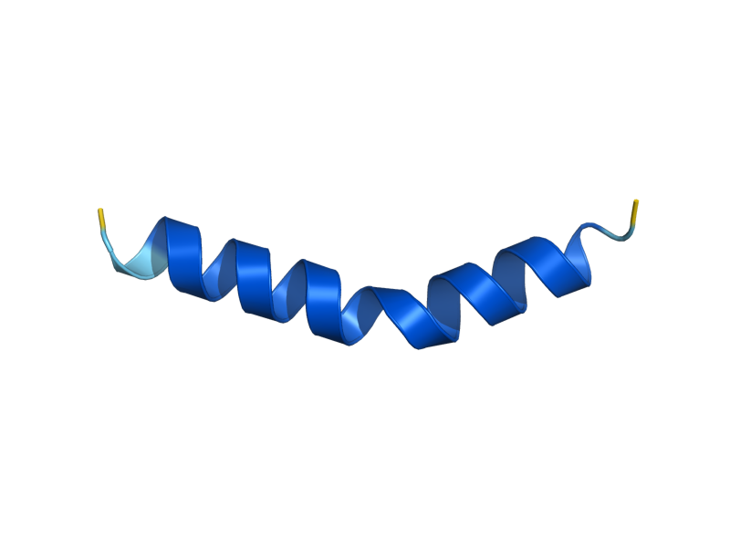 AlphaFold predicted structure of YGR174W-A