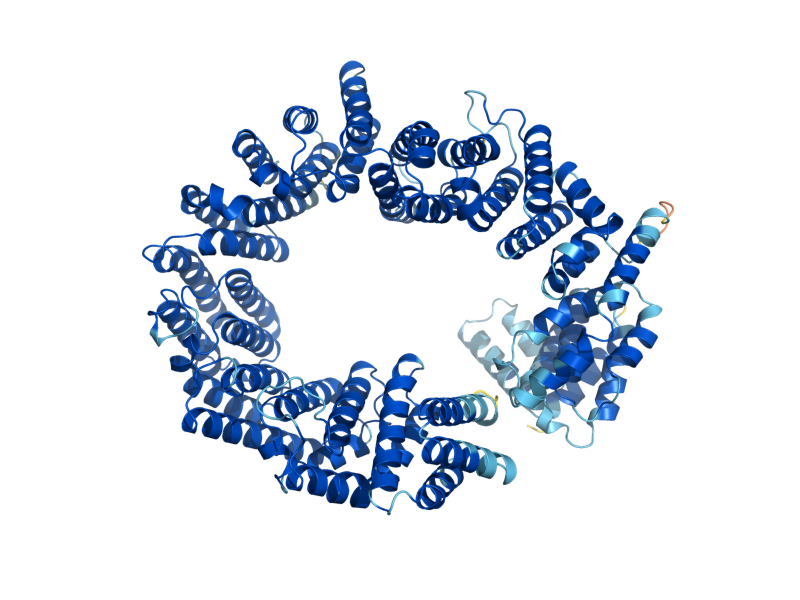 AlphaFold predicted structure of MTR10