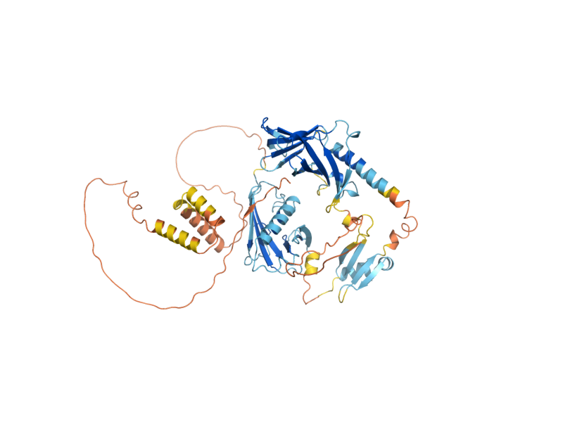 AlphaFold predicted structure of YOS9