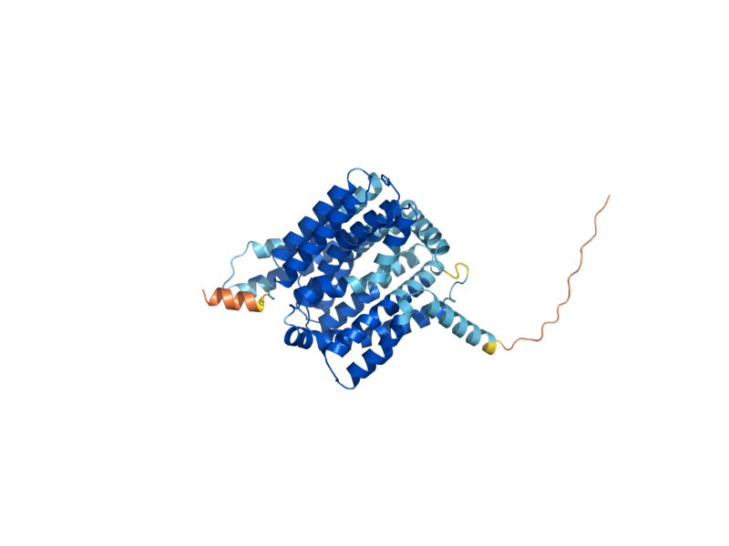 AlphaFold predicted structure of VCX1