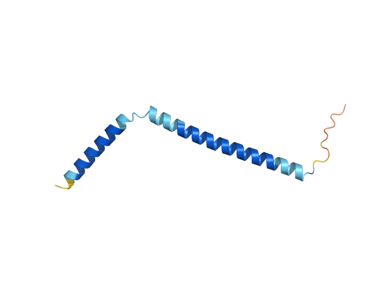 AlphaFold predicted structure of HTL1
